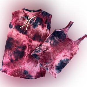 COIN1804 tie dye bundle of two styles.